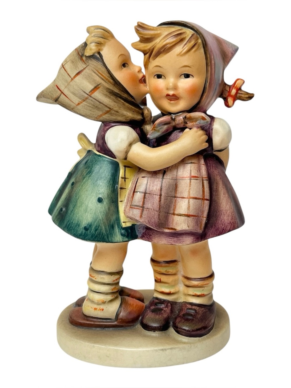 Hummel Goebel Figurine TELLING HER A SECRET #196 TMK3